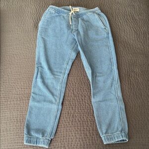 NWOT Men’s M Taylor Stitch Light Blue Sashiko Apres Pants